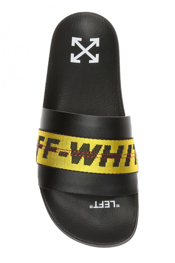 off white tan slides